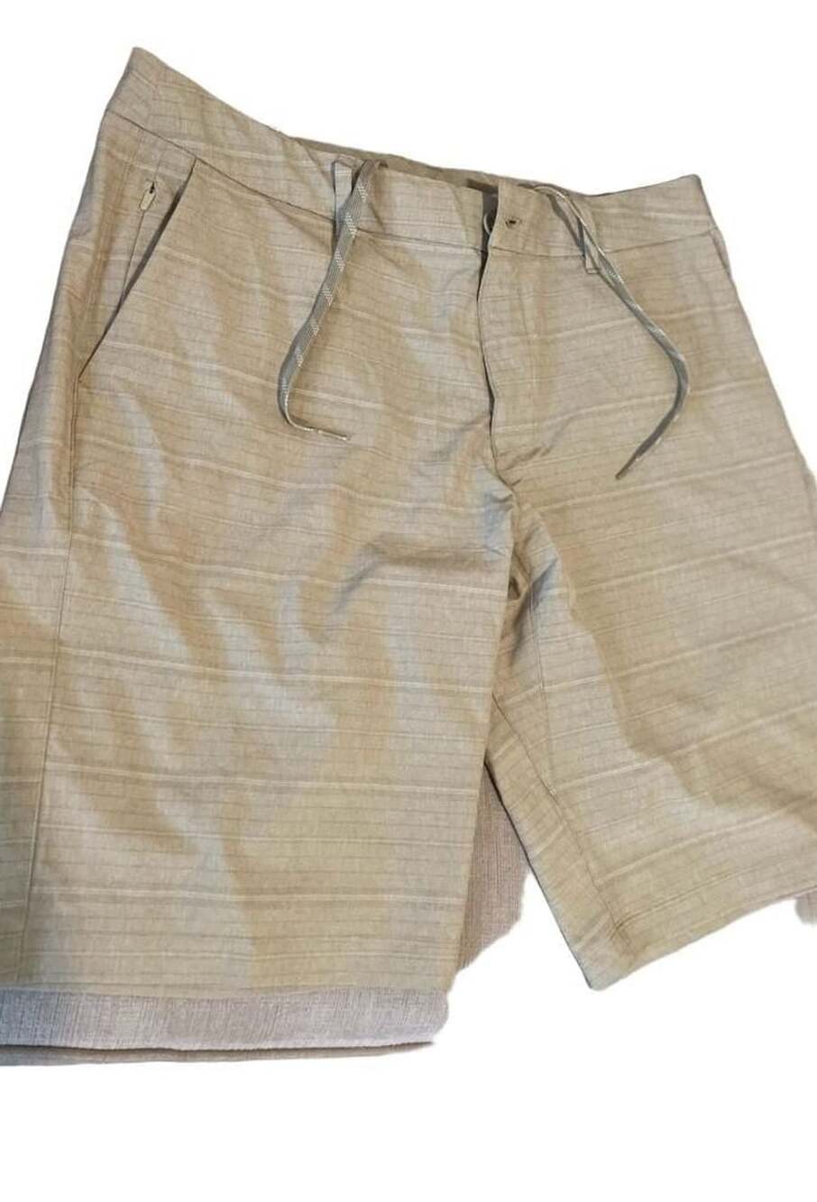 Hang Ten Men's Tan Hybrid Quick Dry Shorts Size 36